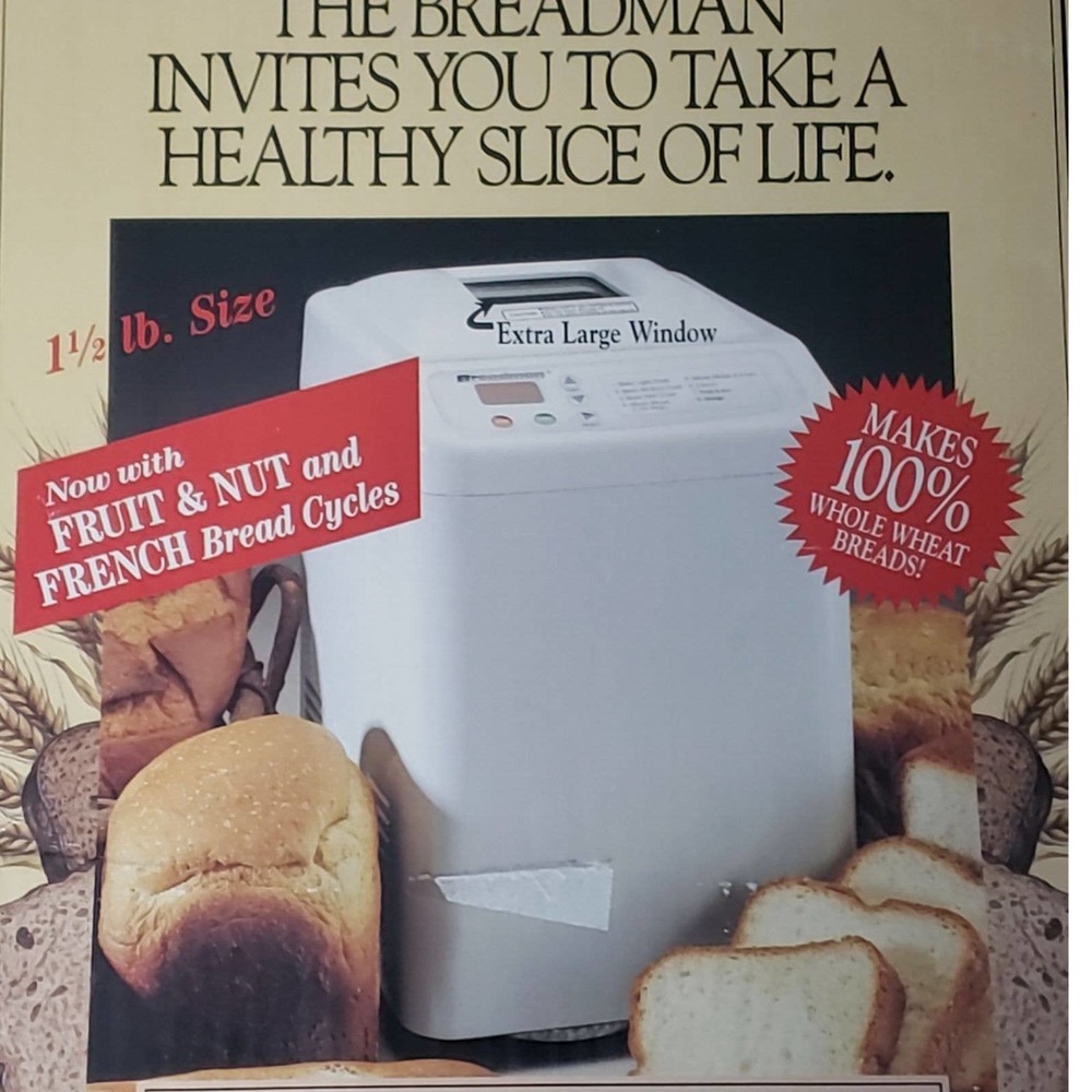 Breadman TR-440 Automatic Bread Maker